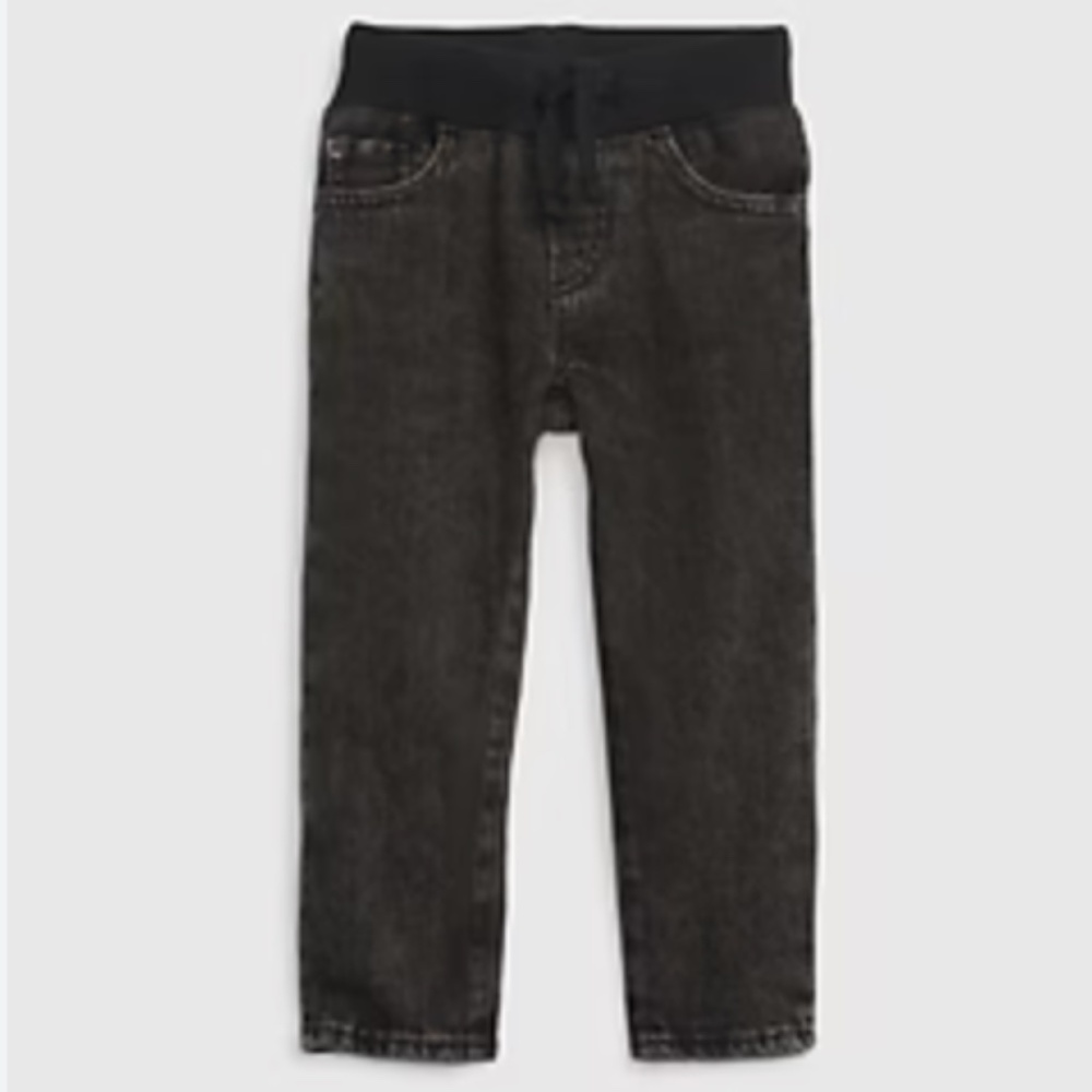 GAP Kids Black Washed Jeans - 3 Slim